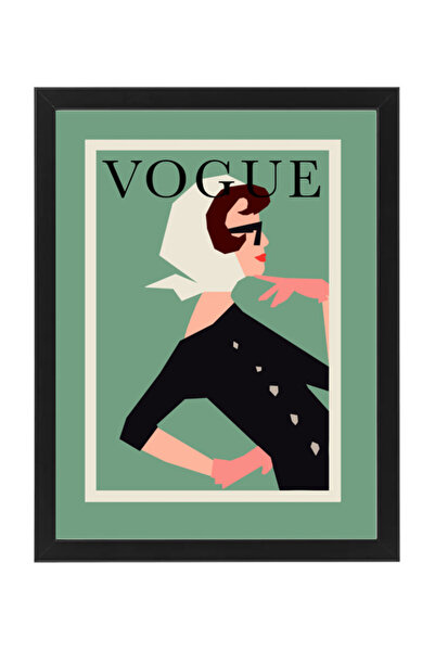 Boomah Accessories Vogue Fashion Girl Poster with Frame 30x40cm