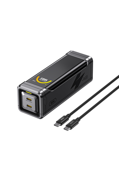 Aohi The Black Warrior 10.000 mAh 65W PD3.0 Powerbank, Akıllı Dijital Gösterg...