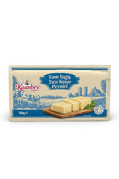 Kaanbey Geleneksel Lezzet Tam Yağlı Kaşar Peyniri 700 Gr