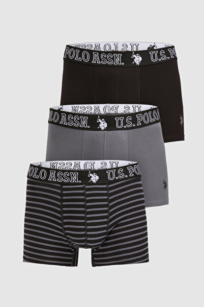 U.S. Polo Assn. Lenjerie intimă neagră pentru bărbați, model 50326498-VR046