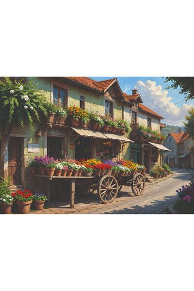 Nova Puzzle 1000 Piece Jigsaw Puzzle - Flowering Street - 41199