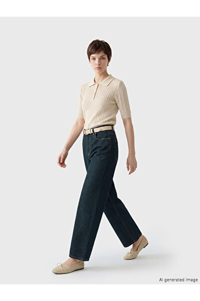 LC Waikiki Nevavm Petite Baggy Fit Women's Jean Pants with Difference