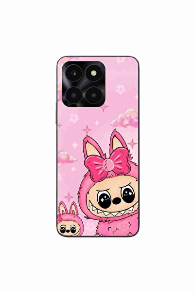 OEM Husa compatibila cu Honor X6a Silicon Gel Tpu Model Labubu Pink Fantasy