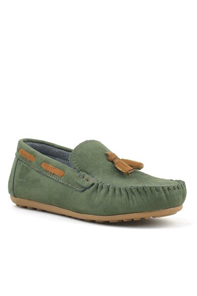 OrtopedikAL Rakerplus 3400 Green Boys' Moccasin Shoes