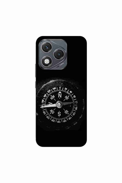OEM Case compatible with Honor 400 Lite Silicone Gel Tpu Vintage Compass Pattern