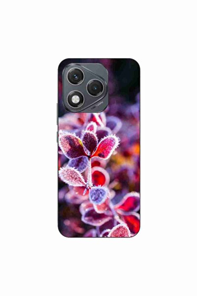 OEM Husa compatibila cu Honor 400 Lite Silicon Gel Tpu Model Flori Inghetate