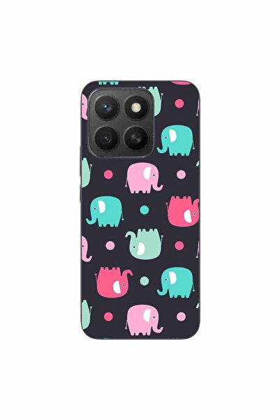 OEM Case compatible with Honor X8c Silicone Gel Tpu Elephant Pattern Model