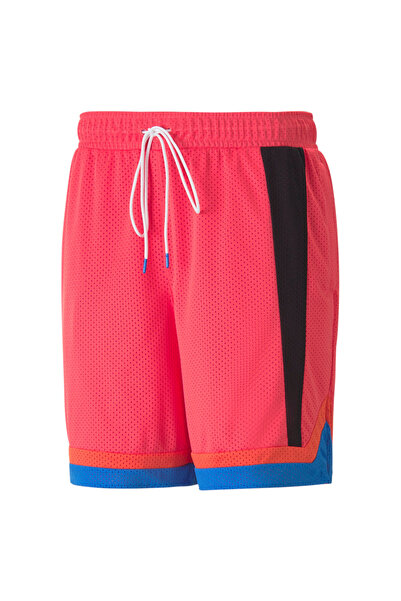 Puma Men Melo One Stripe Basketball Shorts - Orange