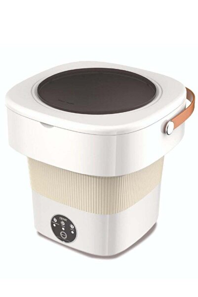 Denx Foldable Portable Washing Machine 11L Mini Washer Spin Dryer Travel Apar...