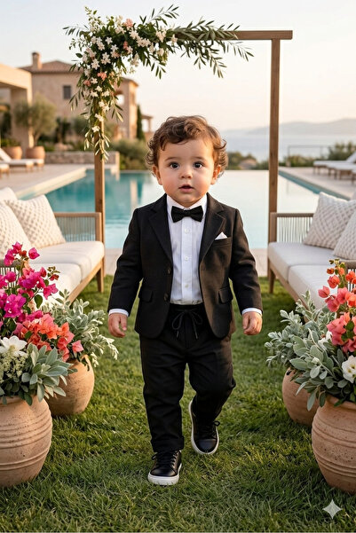 baby kids colors Boy's Flared Linen Casual Jacket Suit / Shirt Pants Jacket B...