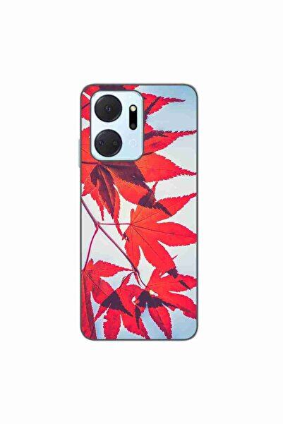 OEM Husa compatibila cu Honor X7a Silicon Gel Tpu Model Frunze de toamna