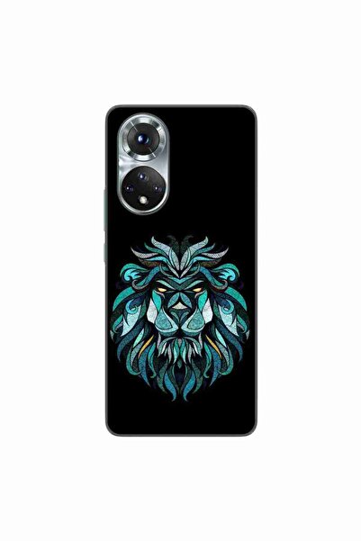 OEM Husa compatibila cu Honor 50 Silicon Gel Tpu Model Abstract Lion