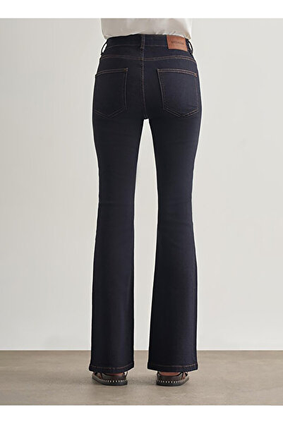 Mizalle Lacivert Kadın Skinny Fit Pantolon M1MZ1010130175