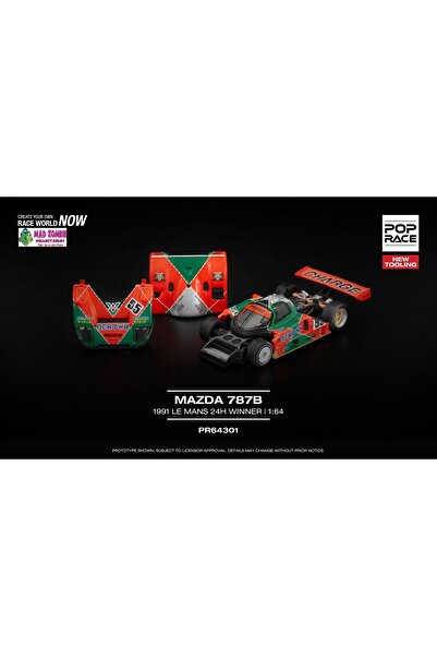 HOT WHEELS Pop Race 1/64 - Mazda 787B 1991 Le Mans 24H Winner