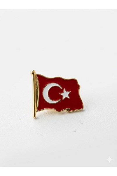 Ö ÖZMERT ASKERİ MALZEME Büyük Türk Bayraklı Yaka Rozeti