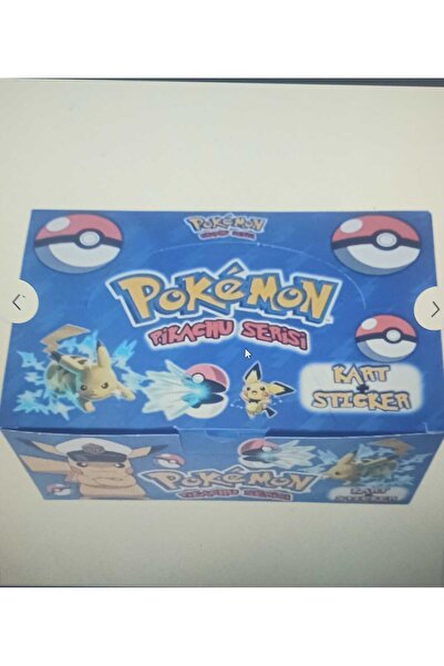 NURDAY 48 Mini Kutulu Oyun Kartları 2025 Pikachu Serisi Her Kutuda 6 kart 1 S...