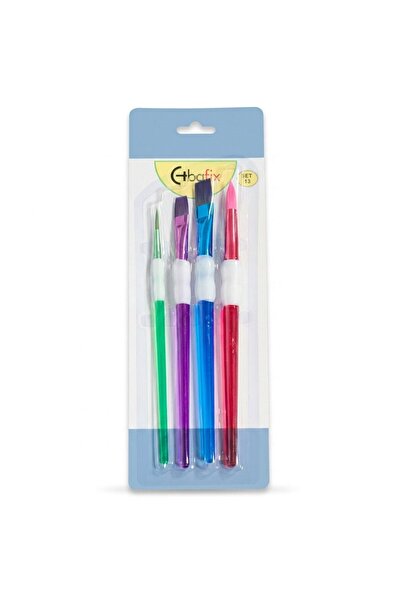 Bafix Brush Set Set-13 Transparent Color 4-Piece Bfx-Fır0004