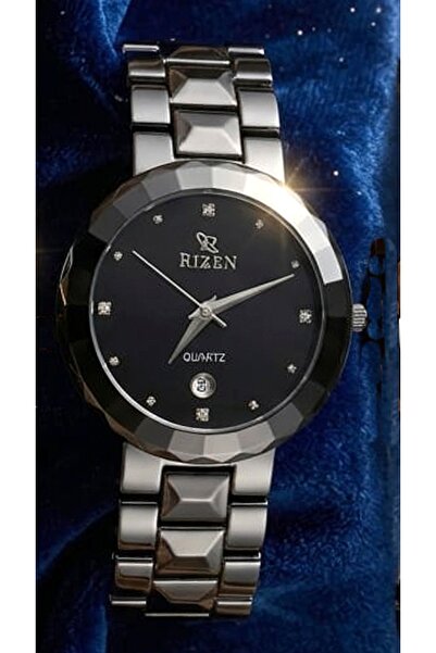 RIZEN Men’s Stainless Steel Watch – Analog Quartz – The Cadence of Moments – ...