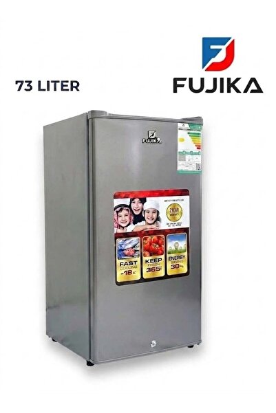 Fujika ثلاجة بباب واحد - سعة 2.6 قدم مكعب - 73 لتر - فضي - FJK-300R
