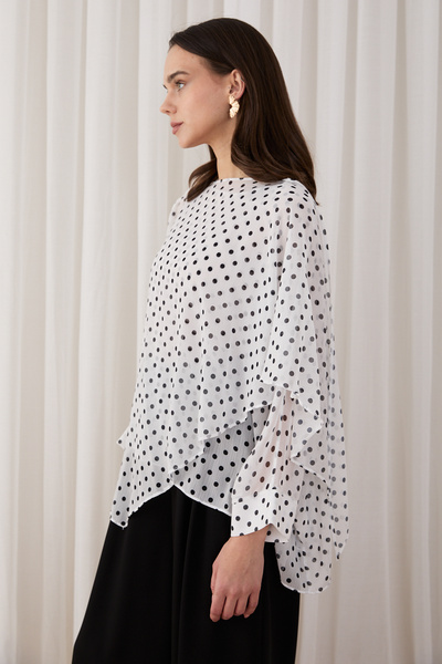 Melike Tatar Polka Dot Tunic 32-2882