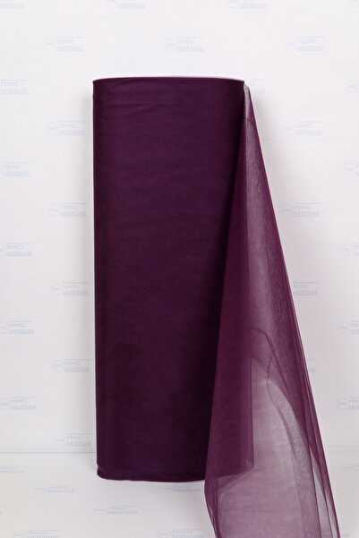 YENİCİ 50 Meters of Top Crystal Tulle Fabric, Width 3 Meters (Engagement Bund...