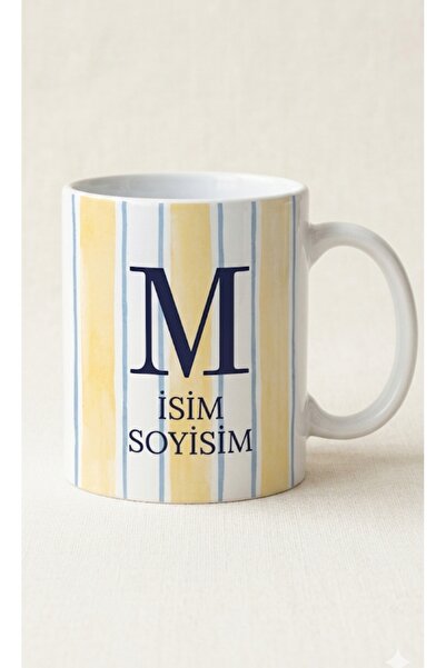 Kişiselleştirilebilir harfli isim soyisim kupasi