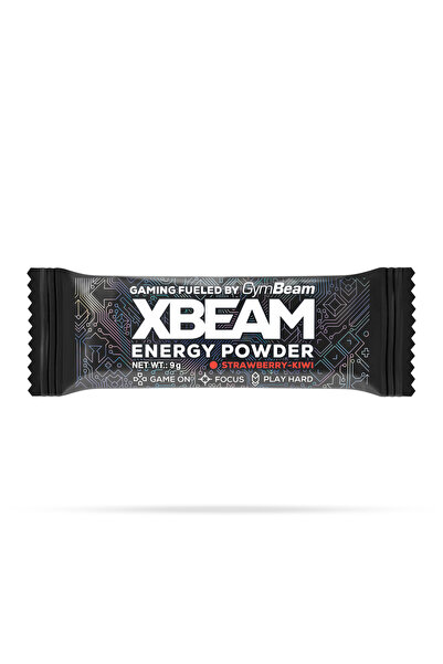 GymBeam XBEAM Energy Powder Eșantion 9 g căpșuni kiwi