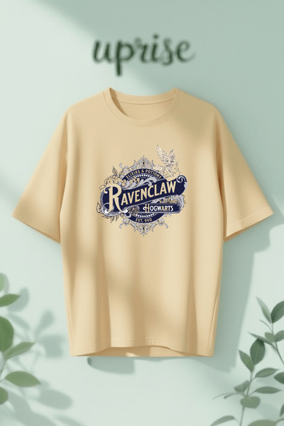 Vordevia Μπλουζάκι Ravenclaw από βαμβάκι με στάμπα και σχέδιο κτιρίου
