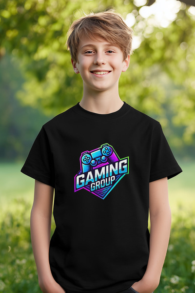 Canlook تي شيرت مطبوع عليه Popular Gamer للأطفال