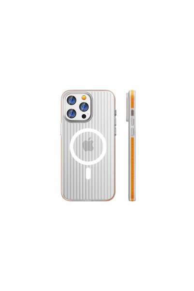 OEM Joko Apple iPhone 15 Pro Max Line Magsafe Cover - Orange