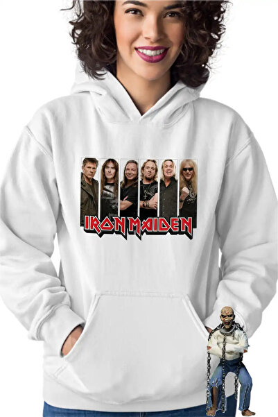 OEM Women's Hoodie Iron Maiden All Gang Heavy Metal