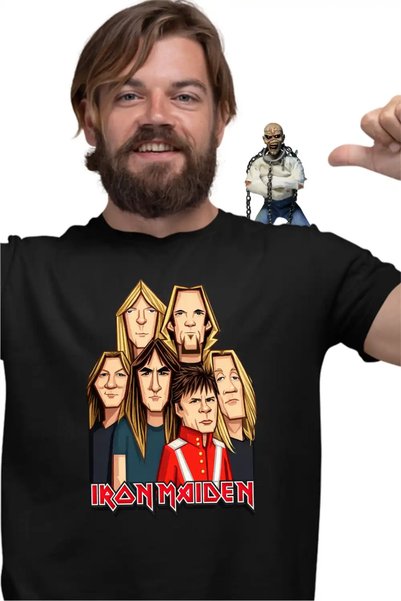 OEM Tricou Barbati Iron Maiden Cartoon Heavy Metal