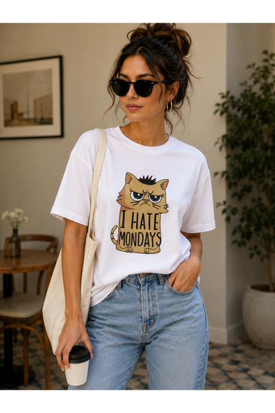 By Selen Suyolcu Unisex Design Printed T-Shirt Short Sleeve Cotton Casual t S...