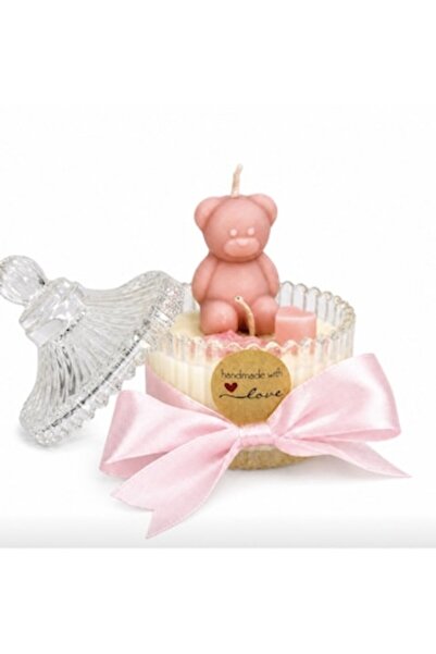 Candle Mărturie de botez în recipient de sticlă, GYLACANDLES, lumânări parfum...