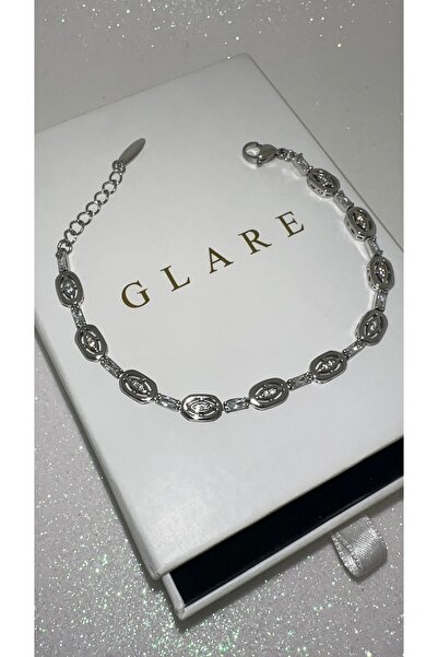 GLARE JEWELRY CO سوار من الفولاذ المقاوم للصدأ طراز Basic Eye Model ماركة CM ...
