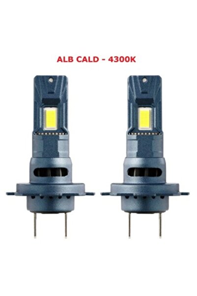 Xenon Bright Set de 2 LED-uri auto H7 Alb Cald - 4300K, Canbus, putere 70W, l...