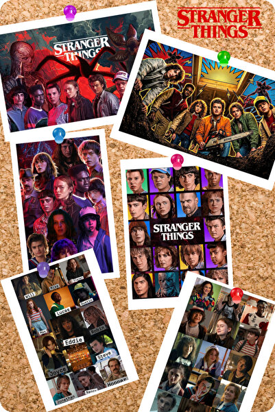 GameBulance Stranger Things Themed 6-Piece Board Card Set |   Stranger Things...
