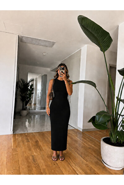 BARLİZ Rochie maxi mulată pe corp, cu croială modernă, pentru femei