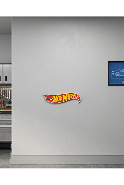 Yakamoz 3d HOTWHEELS YAZISI BÜYÜK BOY LOGO 38,5 CM