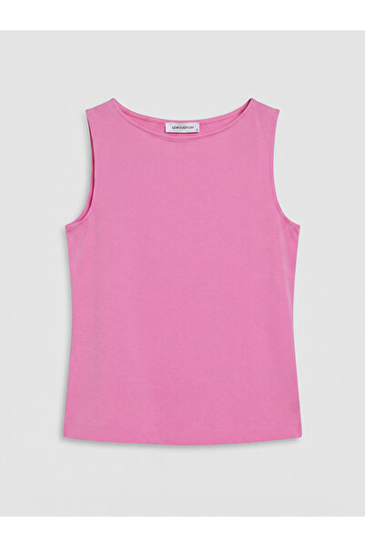 LC Waikiki New Season Pink Crew Neck Women's Undershirt by Güli̇s Gi̇yi̇m