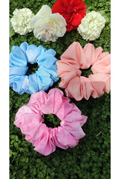 Çiğdem Tuhafiye Colorful Donut Buckle Triple Set