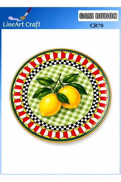 LİNEART Glass Surface Rubon Printing Transfer No:Cr70-20X20Cm