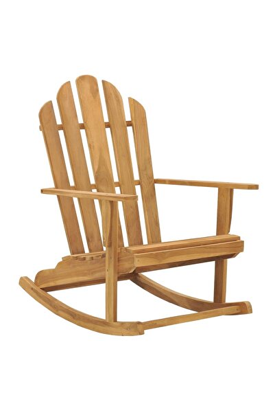 vidaxl Scaun balansoar Adirondack, lemn masiv de tec