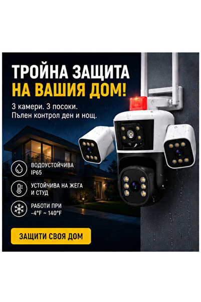 OEM Camera alba tripla WIFI (BG-V08)