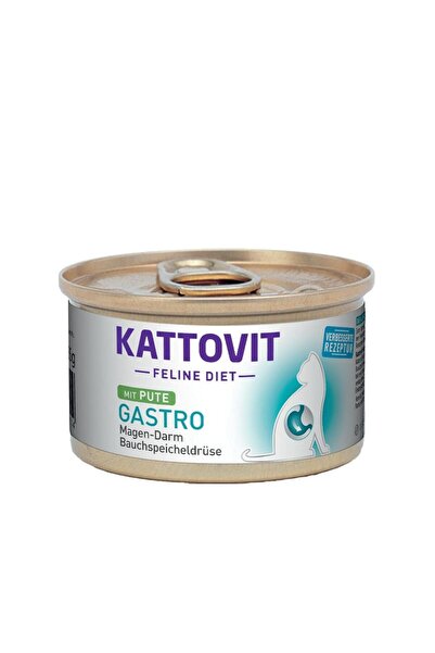 KATTOVIT Gastro Turkey Κλινική Κονσέρβα Γάτας με Γαλοπούλα 85gr
