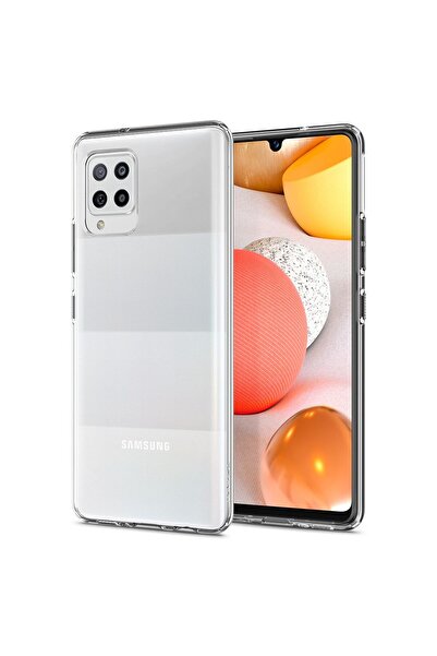 Spigen Husă transparentă din silicon lichid pentru Samsung Galaxy A42 5G