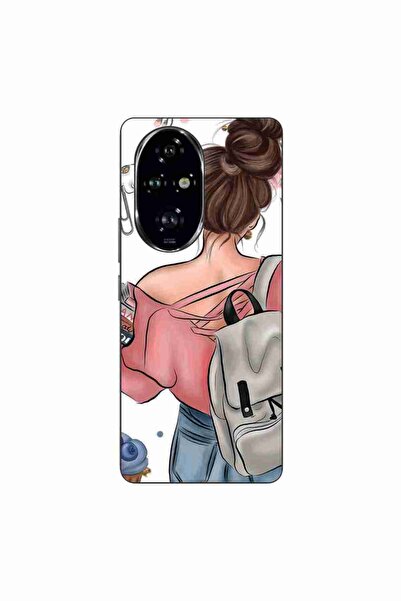 OEM Husa compatibila cu Honor 200 Pro Silicon Gel Tpu Model Girl Fashion School