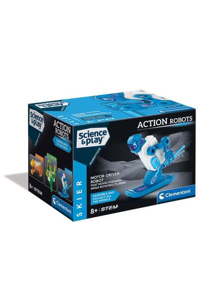 CLEMENTONI Construction kit, Clementoni, Science & Play, Robot Skier