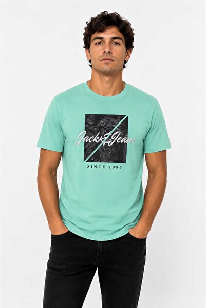 ANATOLIATEKSTILE Tricou Bărbați cu Print Modern Slim Fit Casual Streetwear Pr...
