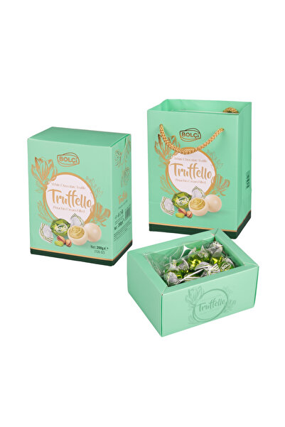 Bolçi TRUFELLO ANTEP FISTIK KREMA DOLGULU BEYAZ ÇİKOLATA 200 GR
